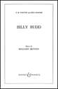 BILLY BUDD VOCAL SCORE cover